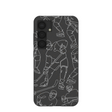 Black Play Sketch Samsung Galaxy S25 Case