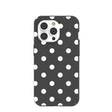 Black Polka Confetti iPhone 14 Pro Case