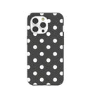 Black Polka Confetti iPhone 14 Pro Case