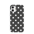 Black Polka Confetti iPhone 16 Plus Case