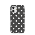 Black Polka Confetti iPhone 16 Case