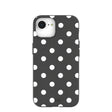 Black Polka Confetti iPhone 16e/17e Case