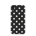 Black Polka Confetti iPhone XR Case