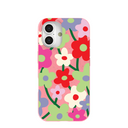 Bubblegum Pink Poppy Flora iPhone 16 Case