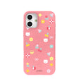 Bubblegum Pink Pretty Picnic iPhone 16 Plus Case