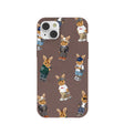 Chocolate Brown Rabbit Friends iPhone 14 Plus Case