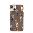 Chocolate Brown Rabbit Friends iPhone 14 Case