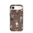 Chocolate Brown Rabbit Friends iPhone Air Case