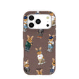 Chocolate Brown Rabbit Friends iPhone 17 Pro Case