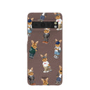 Chocolate Brown Rabbit Friends Google Pixel 8 Pro Case