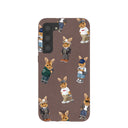 Chocolate Brown Rabbit Friends Samsung Galaxy S23+(Plus) Case