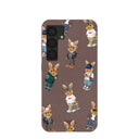 Chocolate Brown Rabbit Friends Samsung Galaxy S25 Case