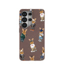 Chocolate Brown Rabbit Friends Samsung Galaxy S26 Ultra Case
