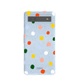 Powder Blue Rainbow Dots Google Pixel 6a Case