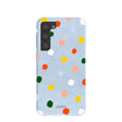Powder Blue Rainbow Dots Samsung Galaxy S23+(Plus) Case