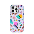 Lavender Retro Grid iPhone 16 Pro Case