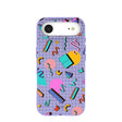 Lavender Retro Grid iPhone Air Case