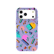 Lavender Retro Grid iPhone 17 Pro Max Case