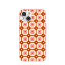 Bubblegum Pink Retro Tiles iPhone 14 Case