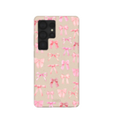 Seashell Rosy Bows Samsung Galaxy S25 Ultra Case