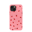 Bubblegum Pink Rosy Ladybug iPhone 13 Mini Case