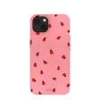 Bubblegum Pink Rosy Ladybug iPhone 13 Case
