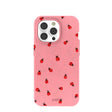Bubblegum Pink Rosy Ladybug iPhone 14 Pro Case