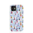 Powder Blue Sails and Seagulls iPhone 12/ iPhone 12 Pro Case