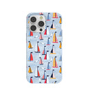 Powder Blue Sails and Seagulls iPhone 14 Pro Max Case