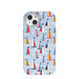 Powder Blue Sails and Seagulls iPhone 15 Case