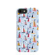 Powder Blue Sails and Seagulls iPhone 6/6s/7/8/SE Case
