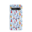 Powder Blue Sails and Seagulls Google Pixel 7 Case