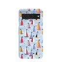 Powder Blue Sails and Seagulls Google Pixel 8 Case