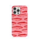 Bubblegum Pink Sardine Stream iPhone 14 Pro Max Case