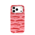 Bubblegum Pink Sardine Stream iPhone 17 Pro Case