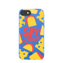 Electric Blue Say Cheese iPhone 6/6s/7/8/SE Case