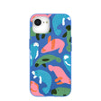 Electric Blue Sea Cows iPhone 16e/17e Case