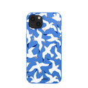 Electric Blue Seagulls iPhone 13 Case