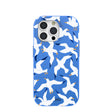 Electric Blue Seagulls iPhone 15 Pro Case