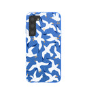 Electric Blue Seagulls Samsung Galaxy S23+(Plus) Case