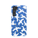 Electric Blue Seagulls Samsung Galaxy S24+(Plus) Case