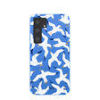 Electric Blue Seagulls Samsung Galaxy S24 Case