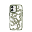 Clear Serpent Sketch iPhone 17 Case With Forest Floor Ridge (MagSafe included)