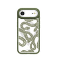 Clear Serpent Sketch iPhone Air Case With Forest Floor Ridge (MagSafe included)