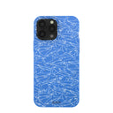 Electric Blue Shark Frenzy iPhone 13 Pro Max Case