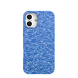 Electric Blue Shark Frenzy iPhone 16 Plus Case