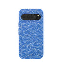 Electric Blue Shark Frenzy Google Pixel 10 Pro XL Case