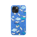 Electric Blue Sheep Dreamers iPhone 13 Mini Case
