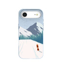 Powder Blue Shredding Peaks iPhone Air Case