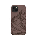 Chocolate Brown Silent Summit iPhone 13 Case